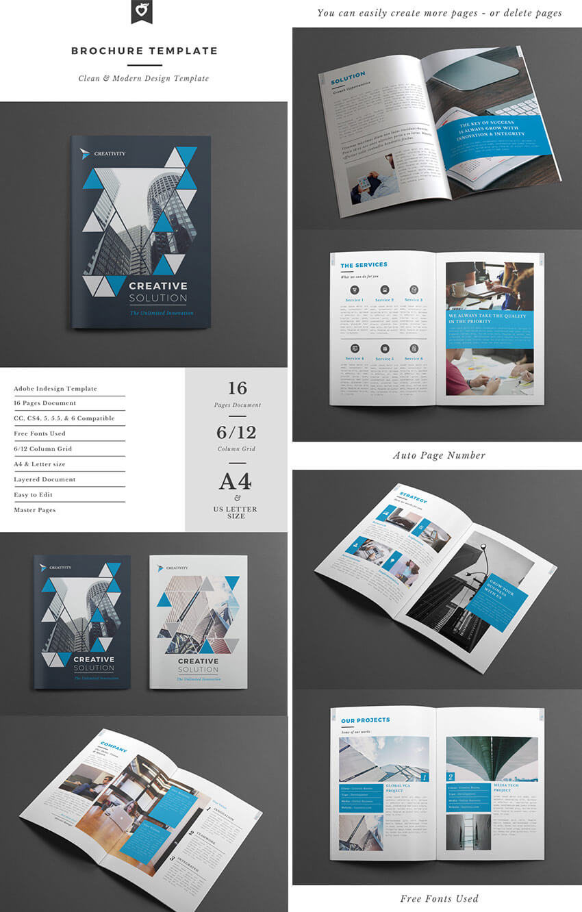 Best Design Brochure Templates For Creative Business Plan Throughout Adobe Indesign Brochure Templates