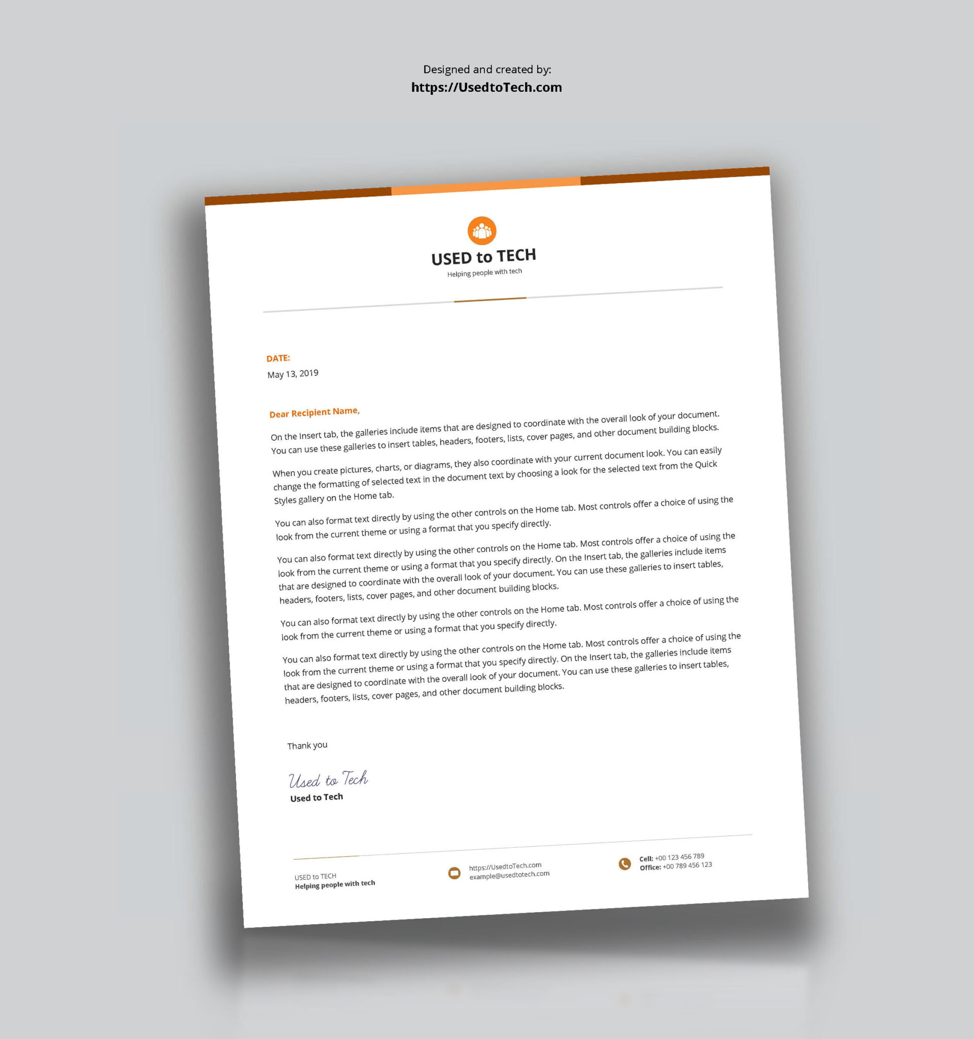 best-letterhead-design-in-microsoft-word-used-to-tech-intended-for-how-to-create-a-letterhead