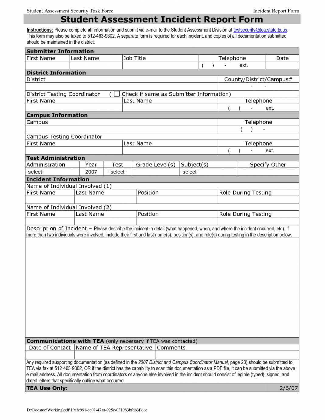 Best Photos Of Create An Incident Report Form Medical School Throughout School Incident Report Template
