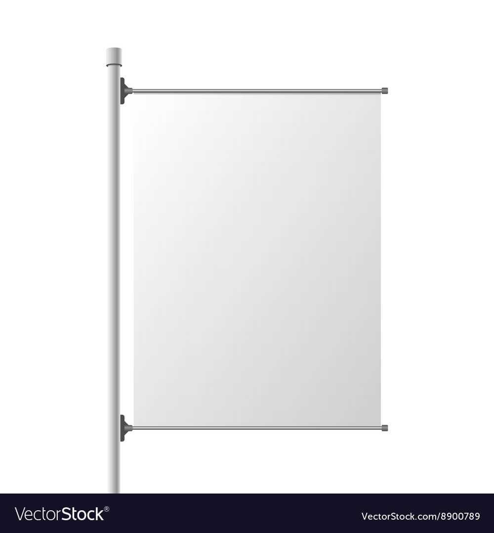 Big Street Banner Realistic Template For Street Banner Template