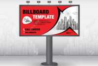 Billboard Design Vector, Banner Template, Advertisement, Realistic.. inside Outdoor Banner Template