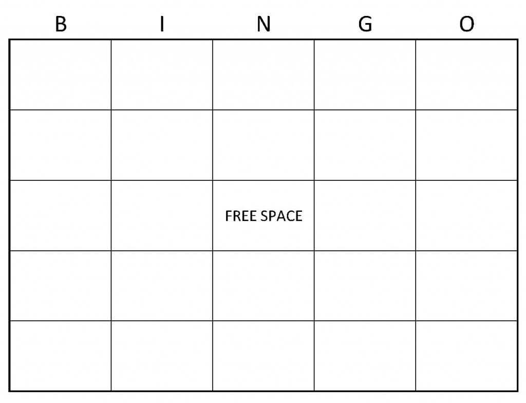Bingo Template – Google Search | Bingo Card Template, Blank With Regard To Blank Bingo Template Pdf