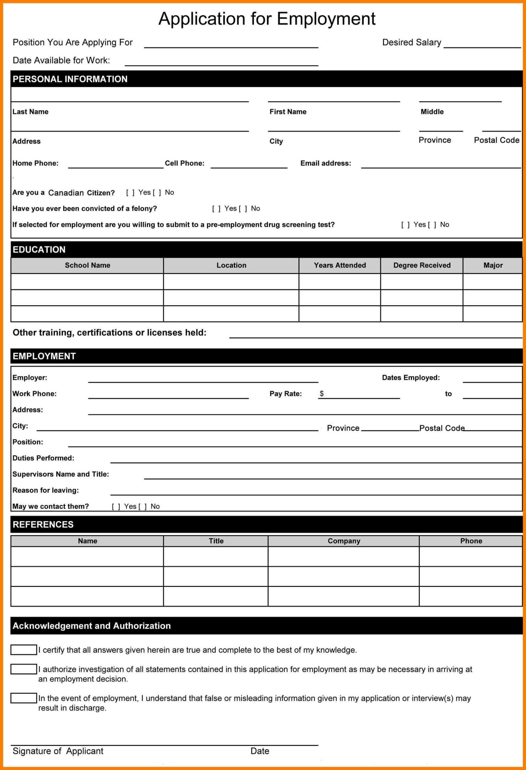 Biodata Sample Form Applicants Forms Templates Word Basic With Regard To Job Application Template Word