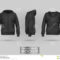 Black Sweatshirt Hoodie Template Stock Vector – Illustration With Blank Black Hoodie Template