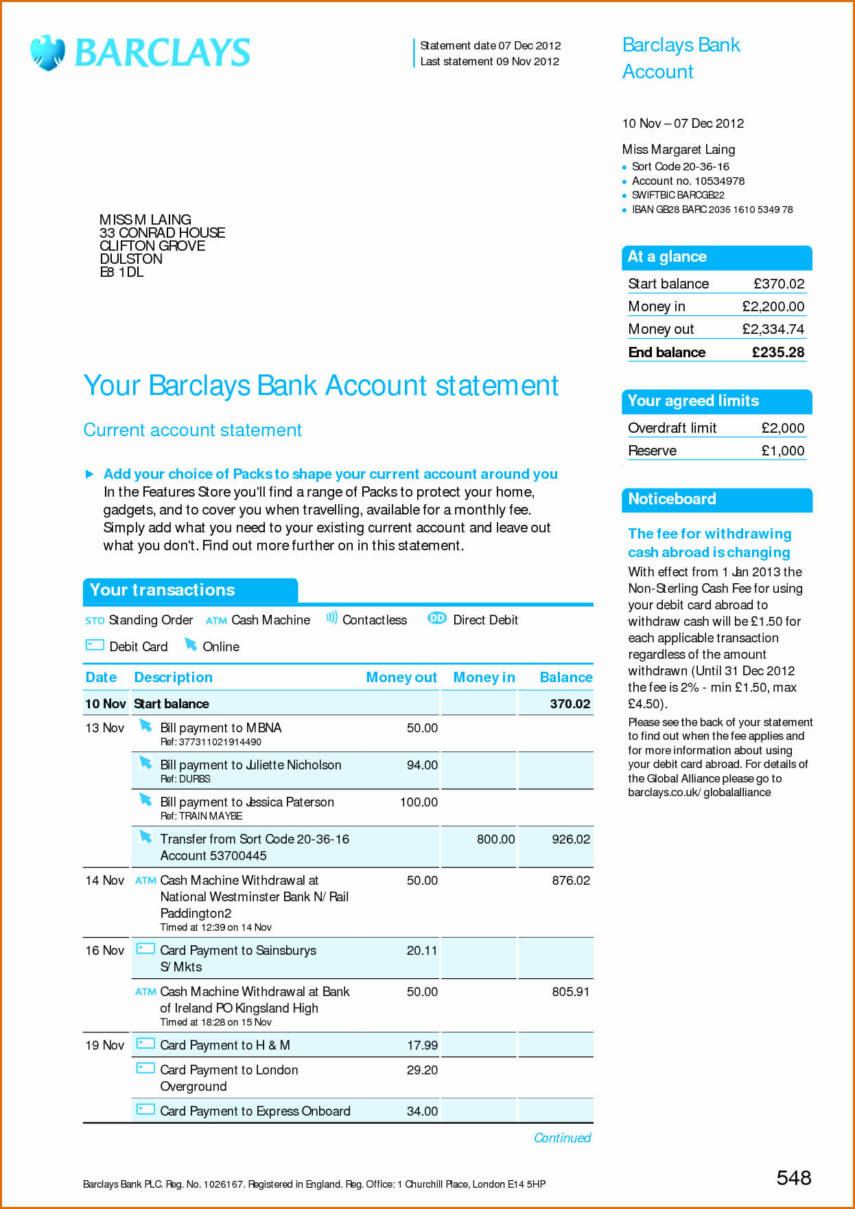 Blank Bank Statement Template Luxury Viewing Gallery For For Blank Bank Statement Template Download