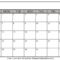 Blank Calendar Templates. You Can Create Your Activities In Blank Activity Calendar Template