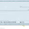 Blank Check With False Numbers Stock Photo – Image Of Cheque Inside Blank Cheque Template Download Free