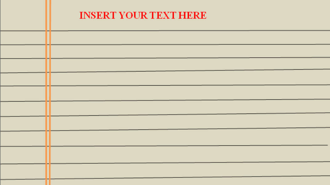 Blank Editable Lined Paper Template Word Pdf | Lined Paper Within Notebook Paper Template For Word