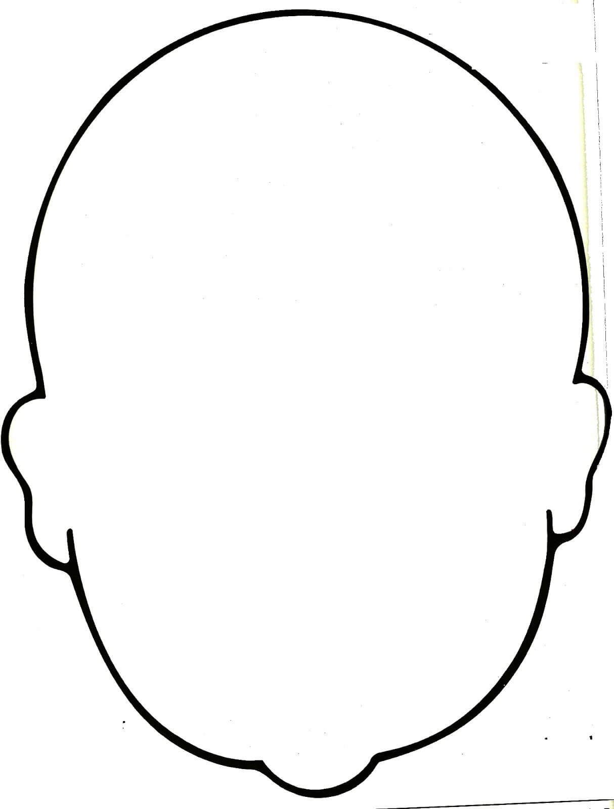 Blank Face Coloring Page – Bing Images | Great Coloring Within Blank Face Template Preschool