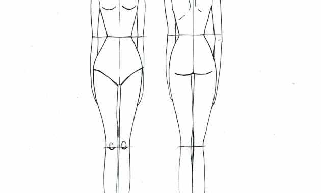 blank fashion design sketch templates