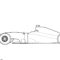 Blank Formula 1 Race Car Coloring Page | Free Printable Within Blank Race Car Templates