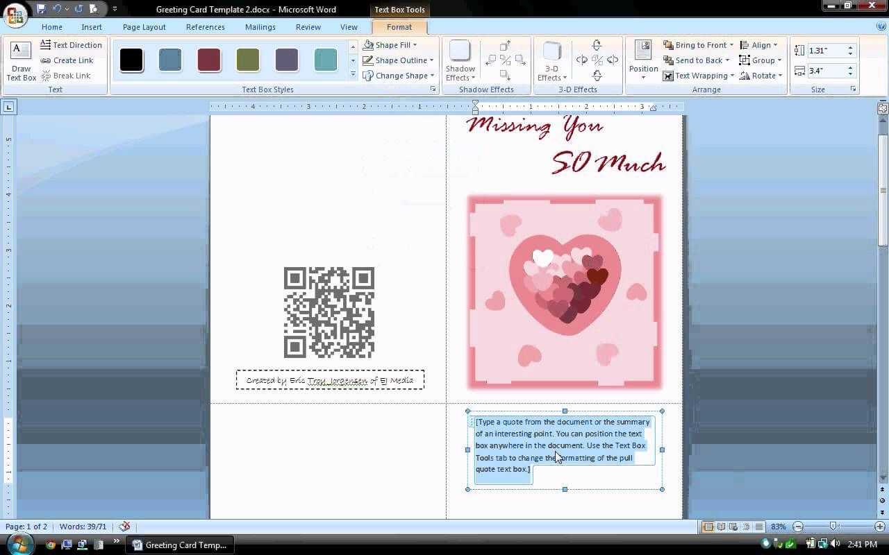 Blank Greeting Card Template Microsoft Word - Forza Pertaining To Birthday Card Template Microsoft Word