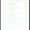 Blank Home Keeping Checklist Printables In Blank Cleaning Schedule Template