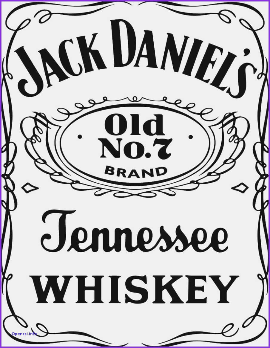 Blank Jack Daniels Label Template Intended For Blank Jack Daniels Label Template