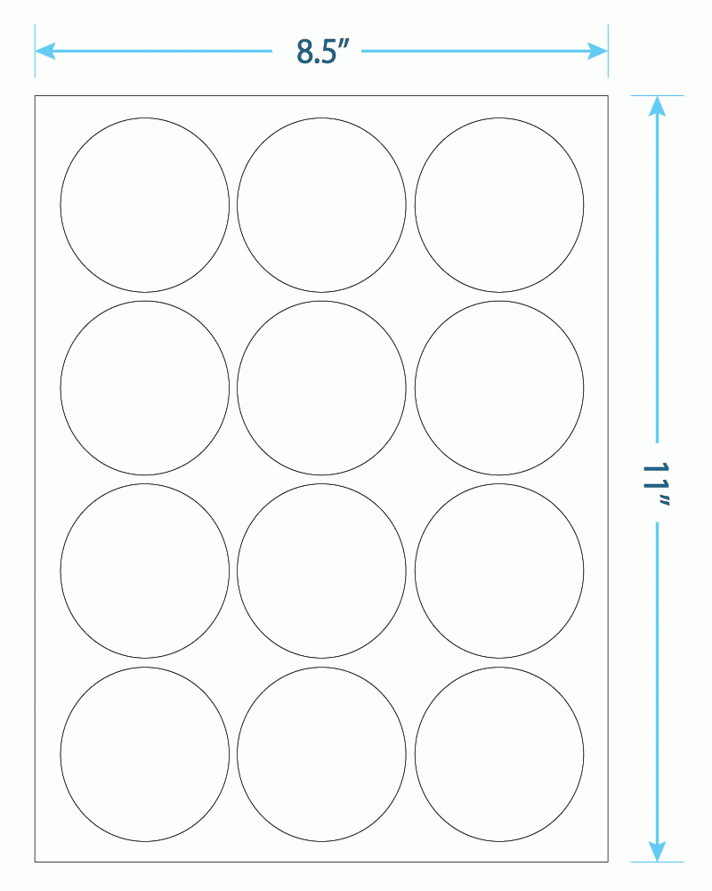 Blank Label Printing Template - Pdf & Doc Download Intended For 33 Up Label Template Word