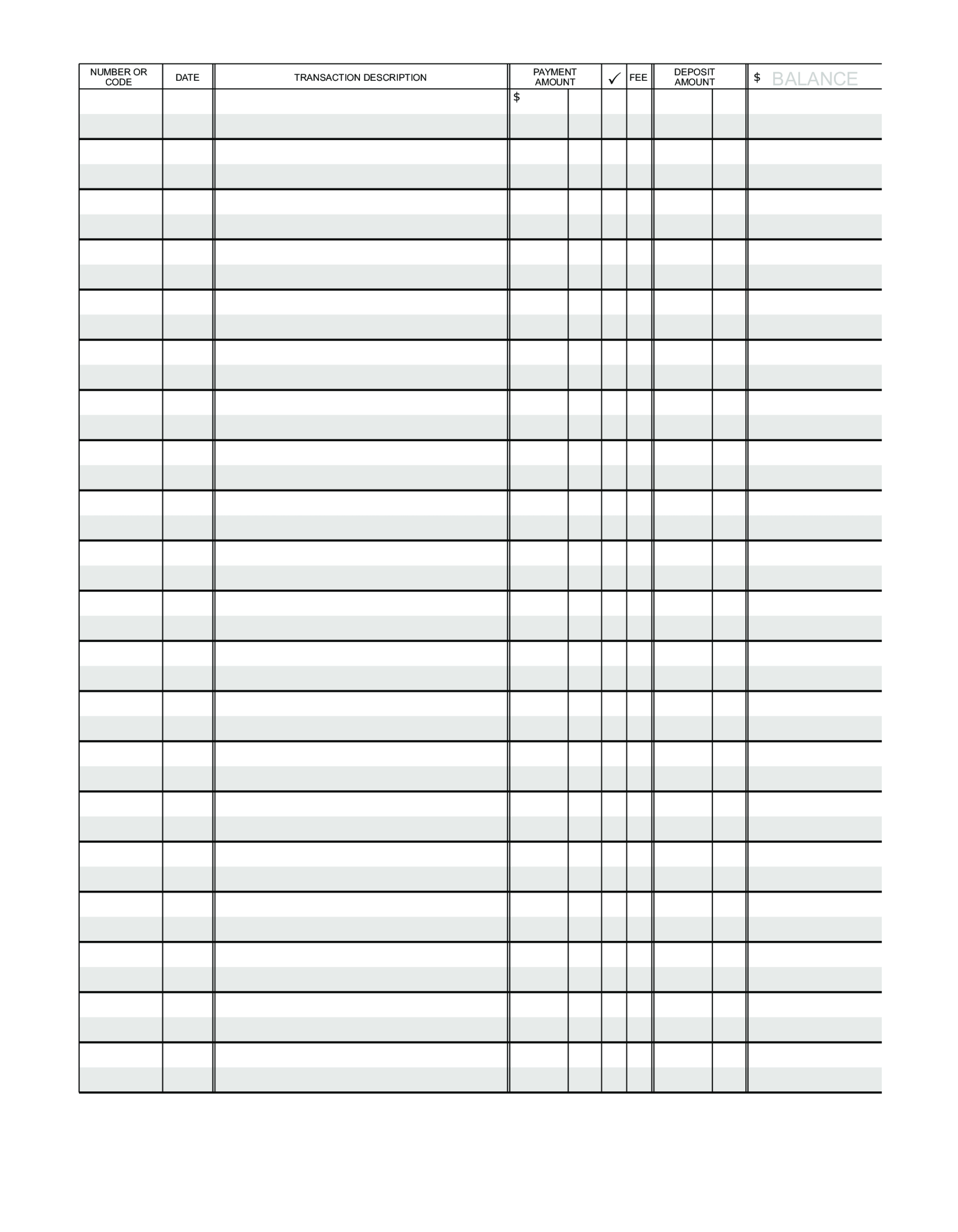 Free Printable Ledger Sheets Pdf Printable World Holiday