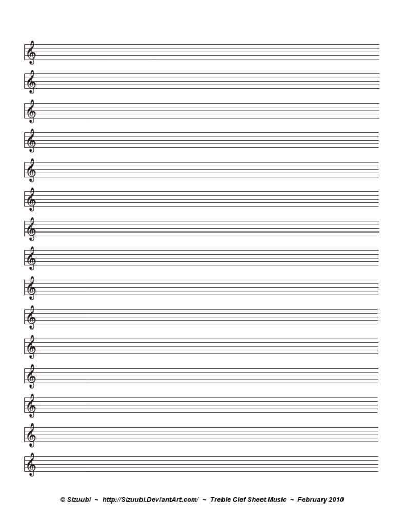 Blank Music Sheets – Zimer.bwong.co In Blank Sheet Music Template For Word
