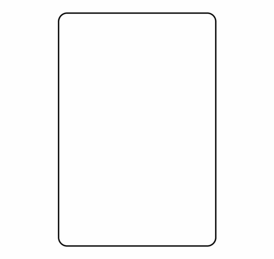 Blank Playing Card Template Parallel – Clip Art Library For Blank Playing Card Template