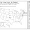 Blank Printable Map Of The United States Us Map Activity With Blank Template Of The United States