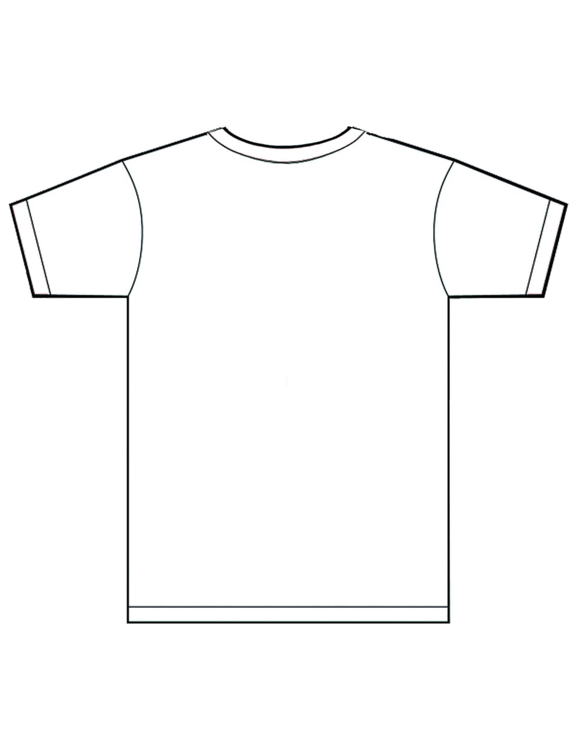 Blank Shirt Template Pdf | Coolmine Community School In Blank Tshirt Template Pdf