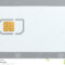 Blank Simcard Template Stock Illustration. Illustration Of Throughout Sim Card Cutter Template