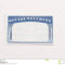 Blank Social Security Card Stock Image. Image Of Document Intended For Social Security Card Template Pdf