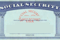 Blank Social Security Card Template | Social Security Card with regard to Ssn Card Template