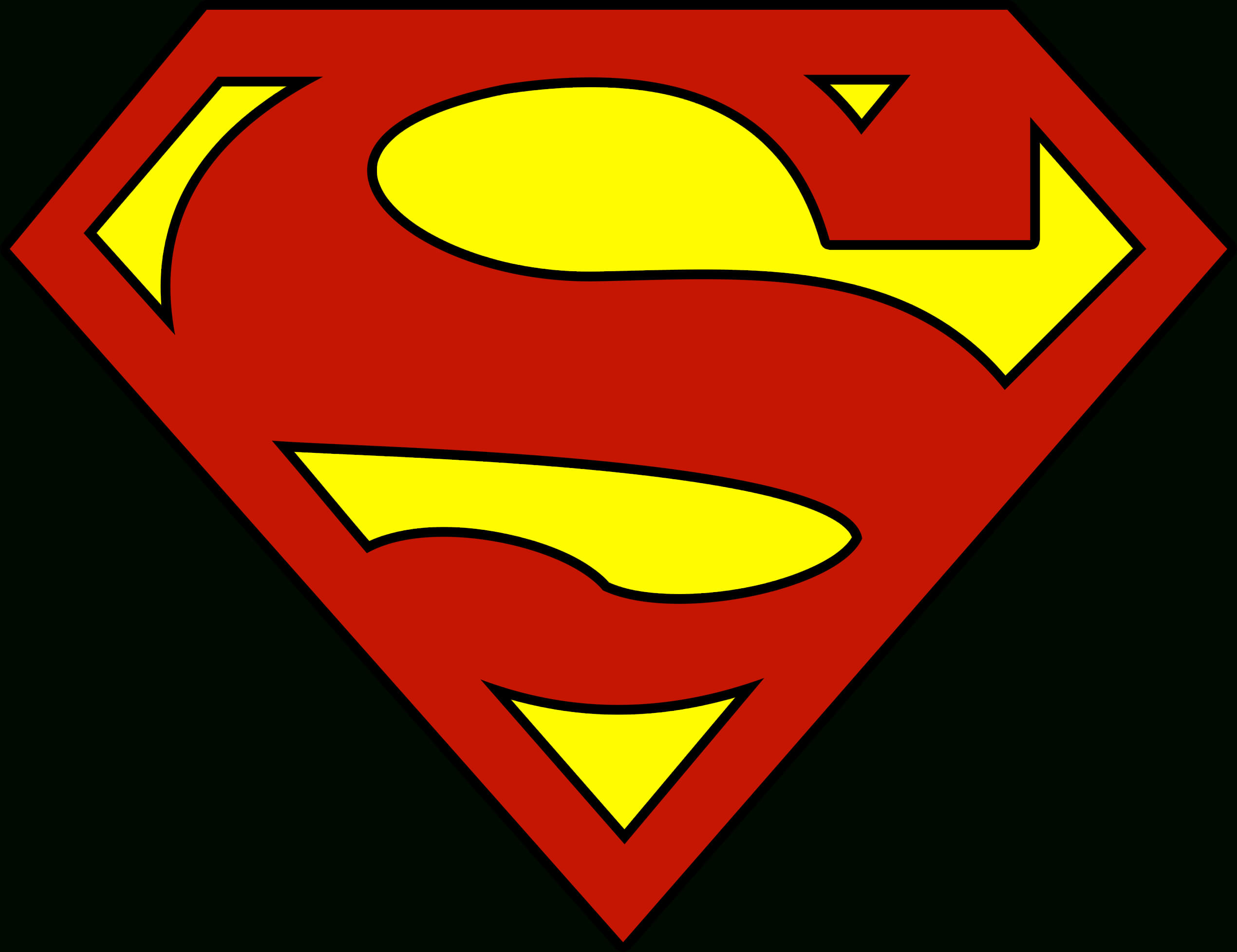 Blank Superman Logos Within Blank Superman Logo Template