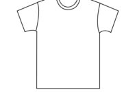 Blank T-Shirt Template in Blank Tee Shirt Template