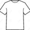 Blank T Shirt Template Vector In Blank T Shirt Outline Template