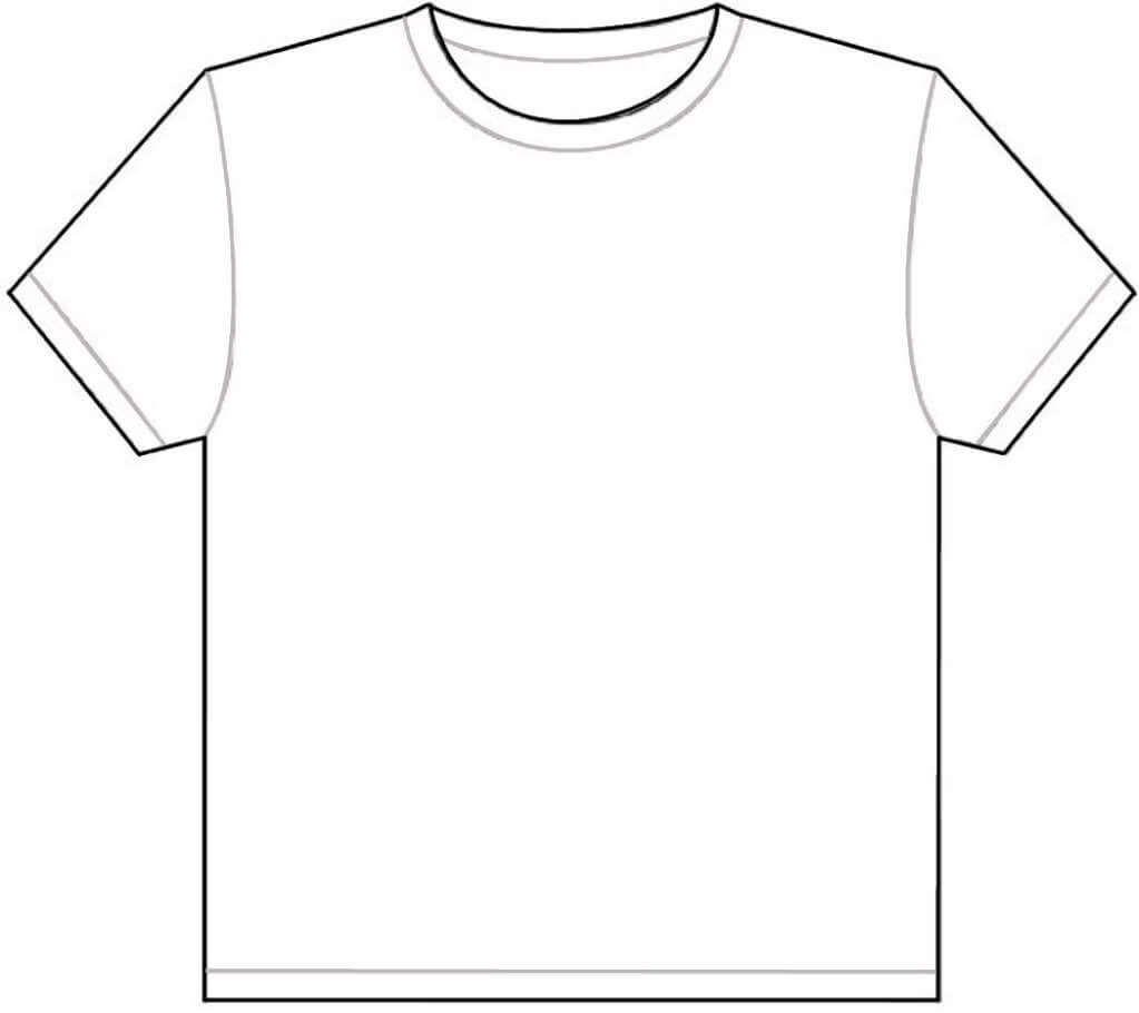 Blank Tshirt Template | Best Template Collection – Clip Art Pertaining To Blank Tshirt Template Pdf