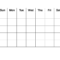 Blank Weekly Calendars Printable | Free Printable Calendar Regarding Blank Activity Calendar Template