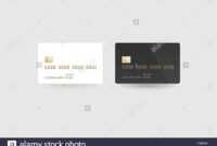 Blank White Credit Card Mockup Isolated, Clipping Path for Credit Card Templates For Sale