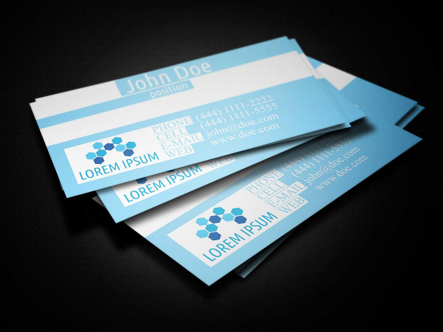 Blue Medical Business Card Template – Business Cards Lab Within Medical Business Cards Templates Free