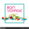 Bon Voyage Banner | Bon Voyage – Banner, Vector Template With Bon Voyage Card Template