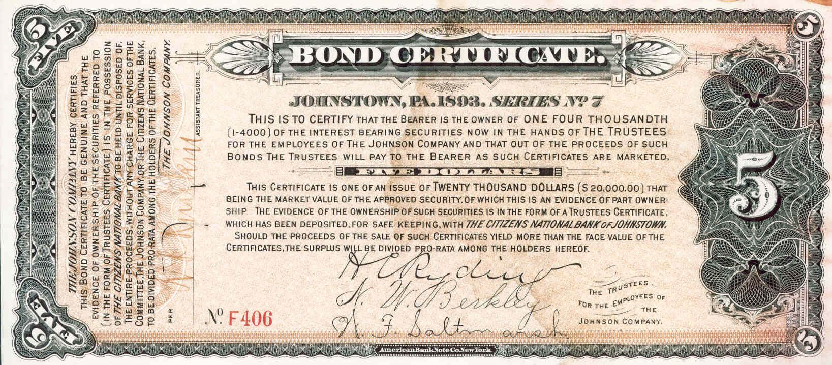 Bonds Certificate | Certificate Templates, Corporate Bonds Inside Corporate Bond Certificate Template
