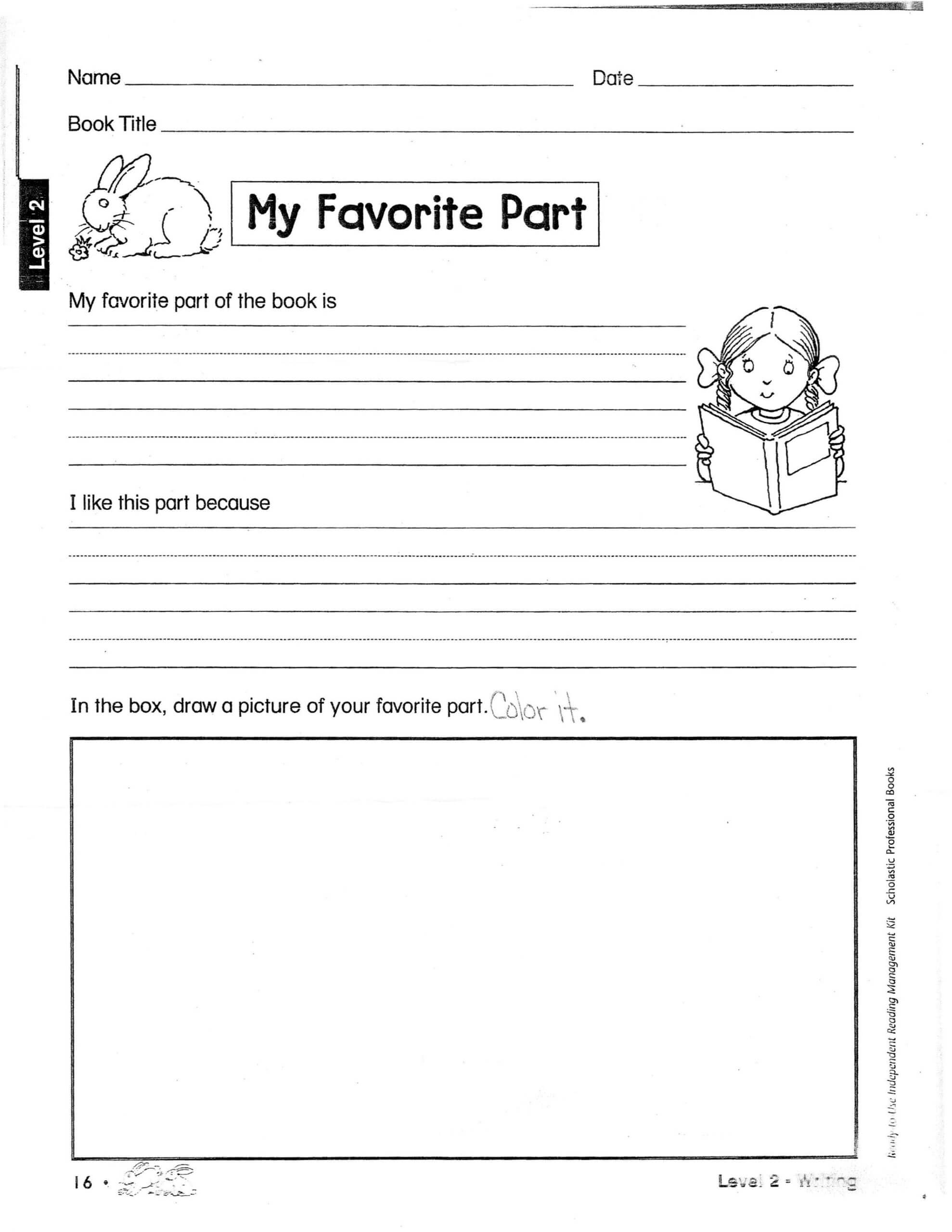 Book Report Outline | Second Grade Book Report Layout With Second Grade Book Report Template