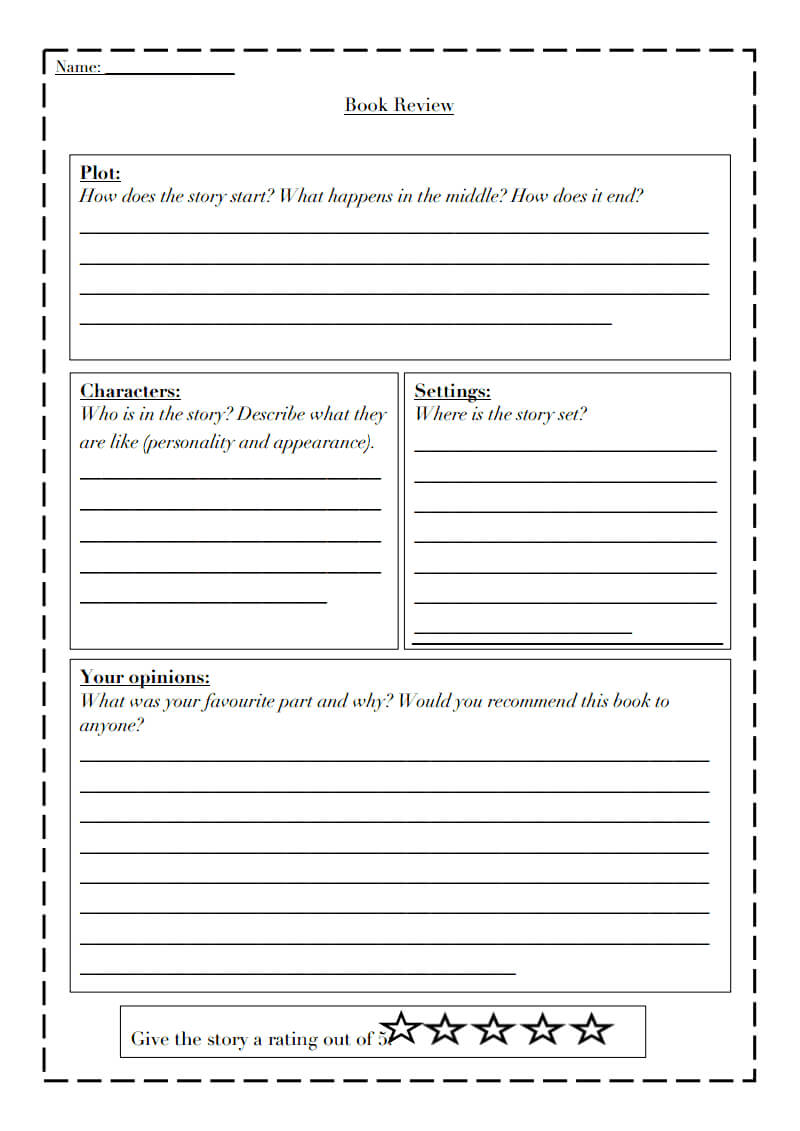 Book Review Template Differentiated.pdf – Google Drive Inside Middle School Book Report Template