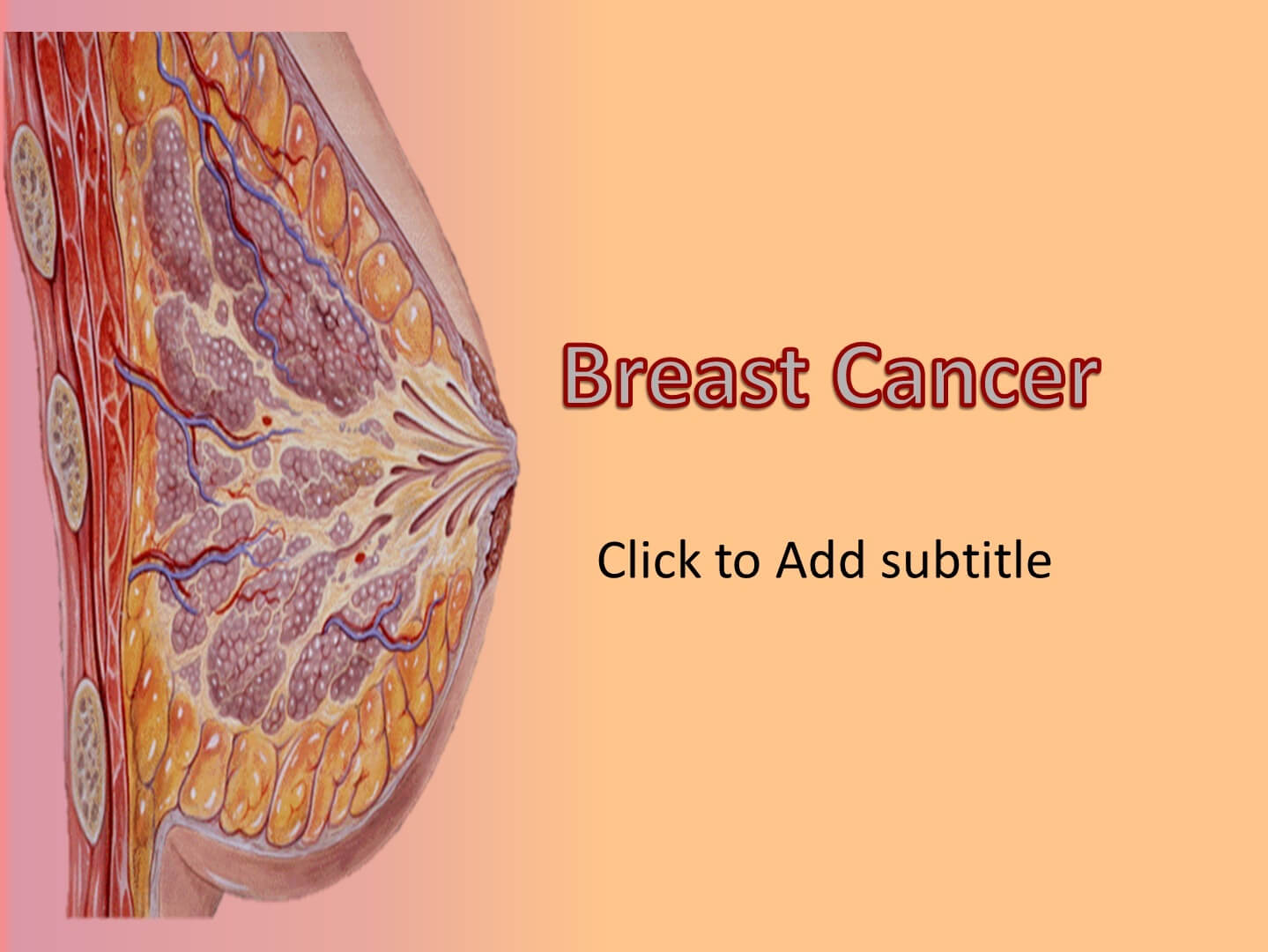 Breast Cancer – Animated Powerpoint Template ~ Free Medical In Breast Cancer Powerpoint Template