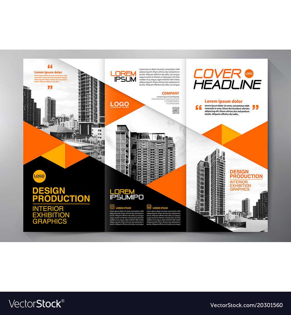 Brochure 3 Fold Flyer Design A4 Template Intended For E Brochure Design Templates