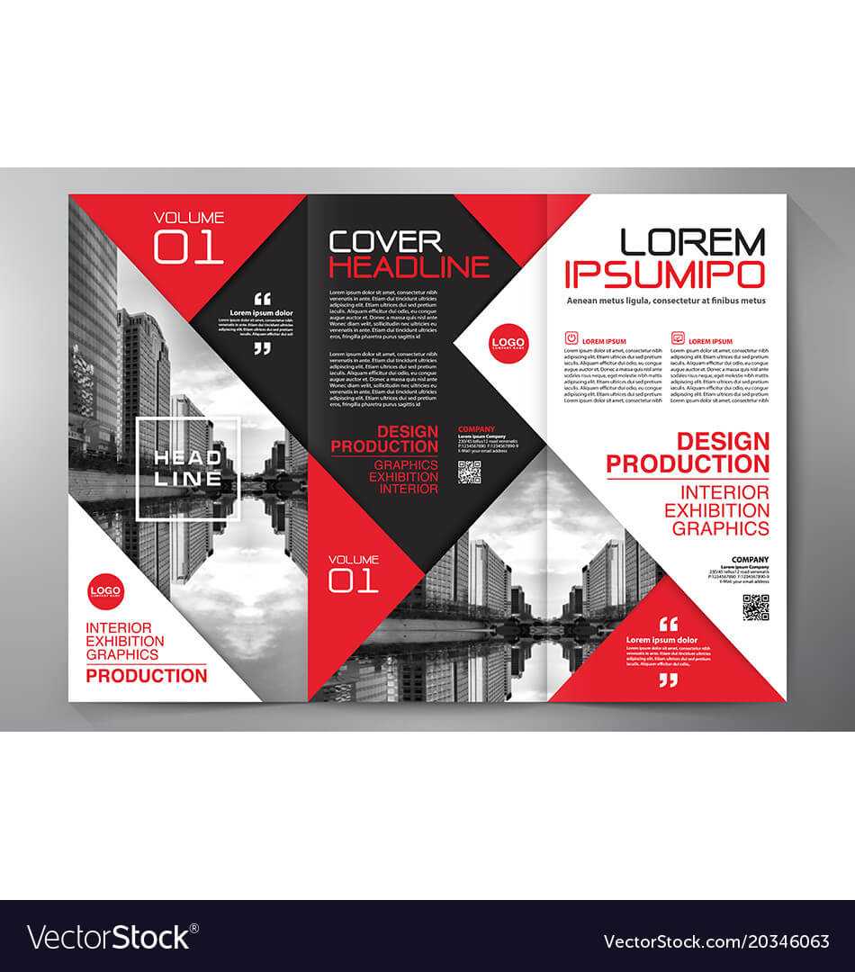 Brochure 3 Fold Flyer Design A4 Template Pertaining To E Brochure Design Templates