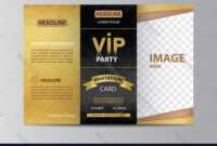 Brochure Template Invitation For Vip Party inside Membership Brochure Template