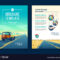 Brochure Template With Tourist Concept Pertaining To Travel And Tourism Brochure Templates Free