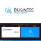 Browse, Find, Networking, People, Search Blue Business Logo Pertaining To Networking Card Template