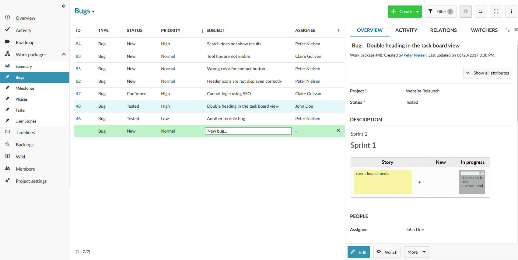 Bug Tracking Software Open Source. Openproject Inside Bug Summary Report Template