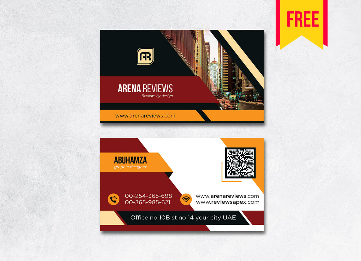 Building Business Card Design Psd – Free Download | Arenareviews Throughout Create Business Card Template Photoshop