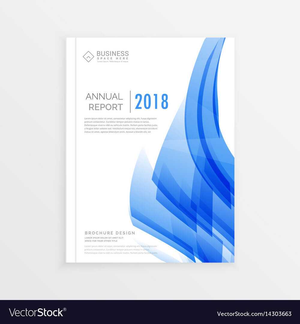 Business Annual Report Cover Page Template In A4 With Regard To Cover Page For Annual Report Template