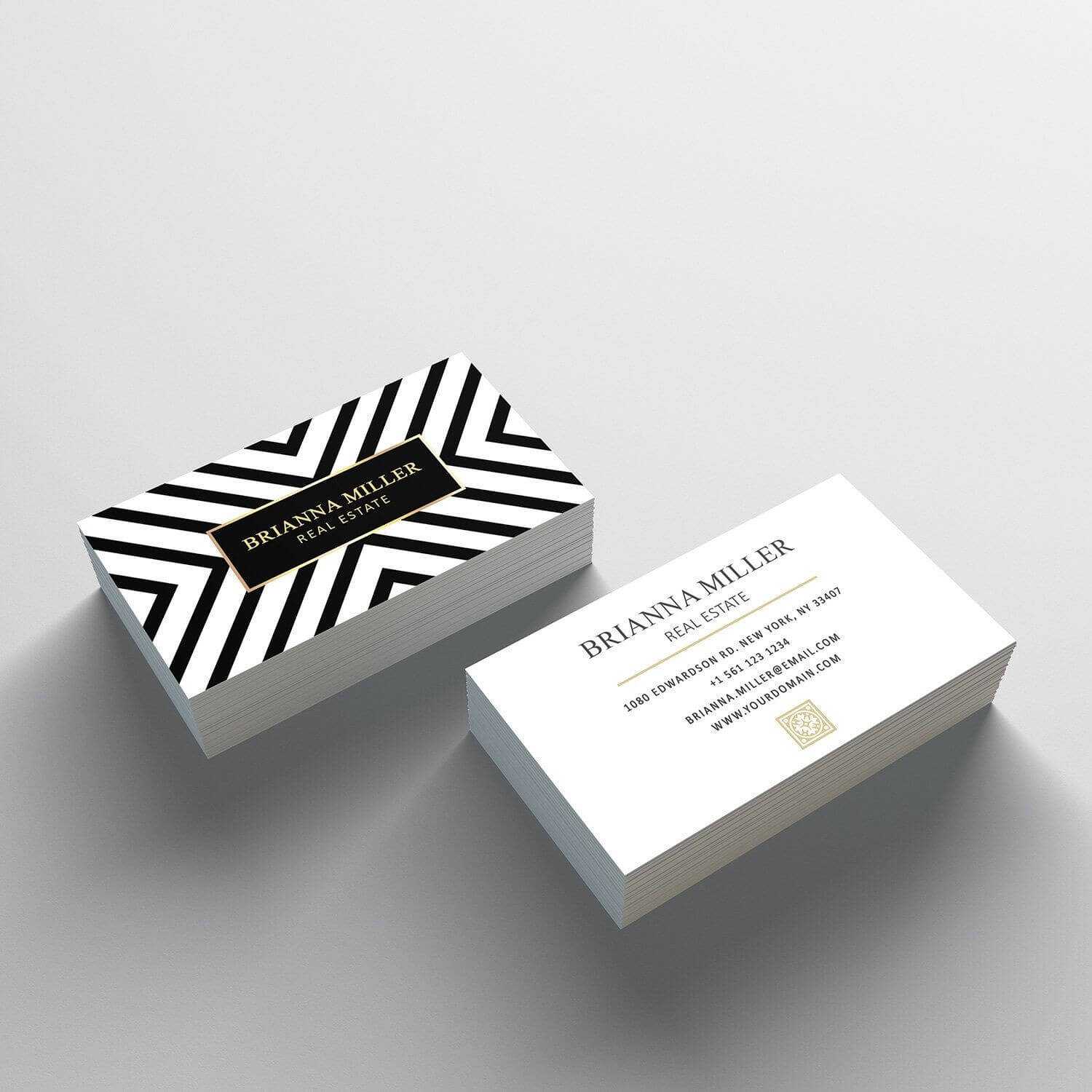 Business Card Template – 2 Sided Business Card Design Within 2 Sided Business Card Template Word