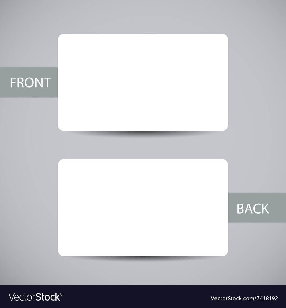 Business Card Template In Plain Business Card Template