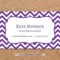 Business Card Template – Purple Chevron – Diy Editable Word Throughout Staples Business Card Template Word